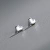 1 Pair Love Heart Stud Earrings For Women Girls Cute Elegant Birthday Gifts Jewelry Simple  Exquisite Fine Earrings
