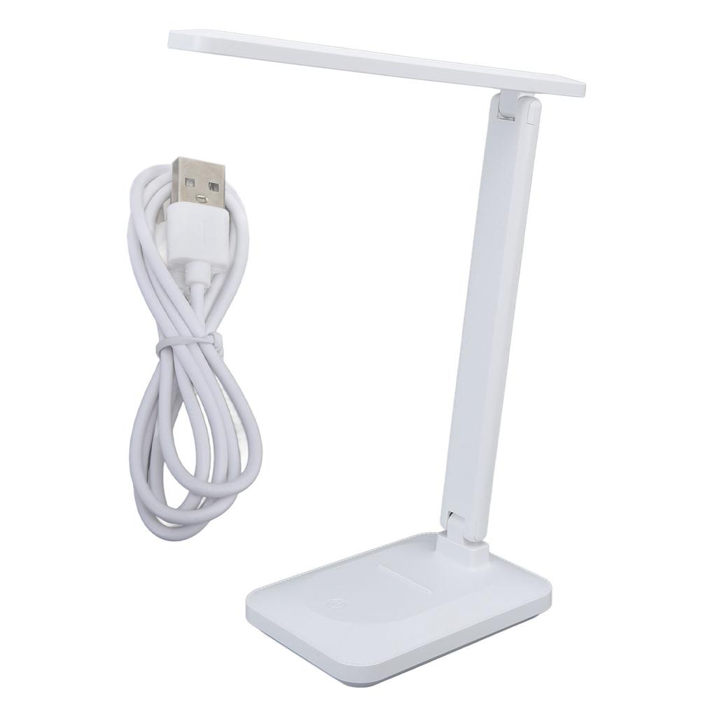 LED Desk Lamp Stepless Dimming 3 Lighting Modes Foldable Eye Protection USB Charging LED Table