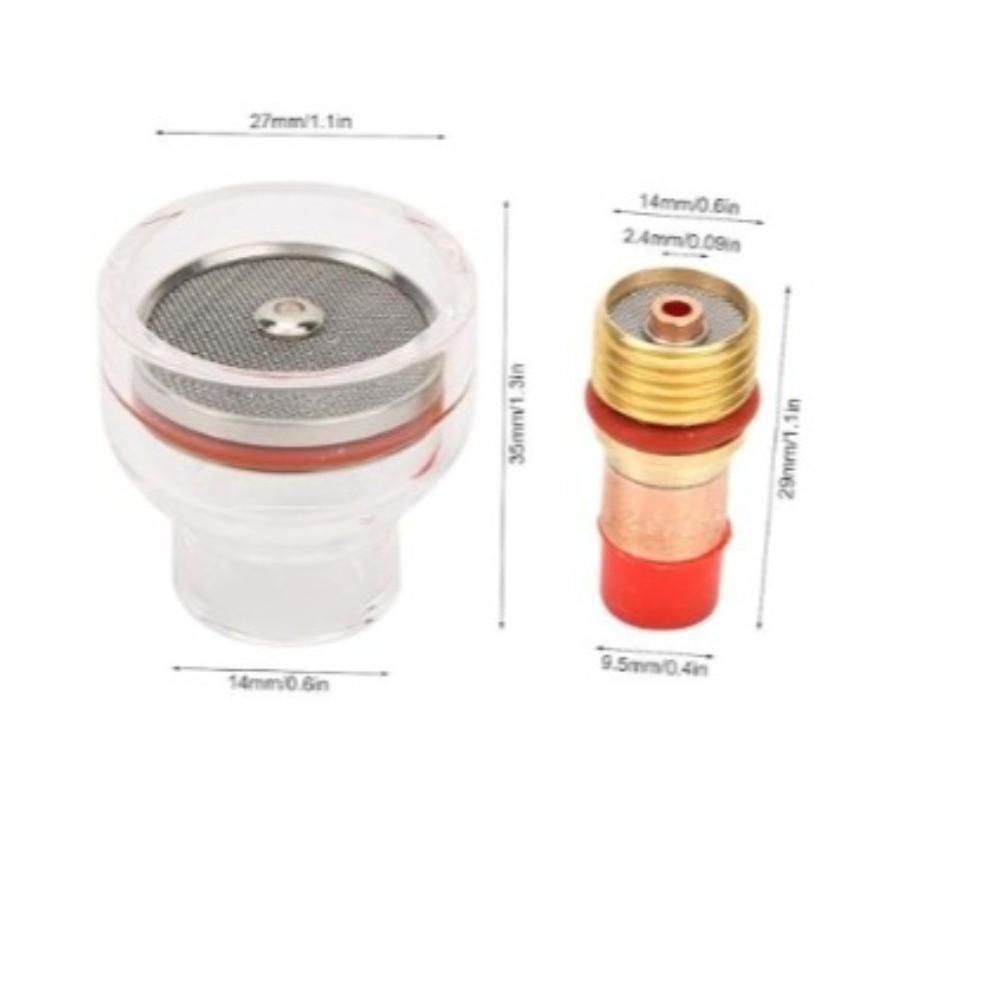 Filter Mesh TIG Welding Torch Kit Collet Body Gas Lens Diffuser Kit  For TIG Welding