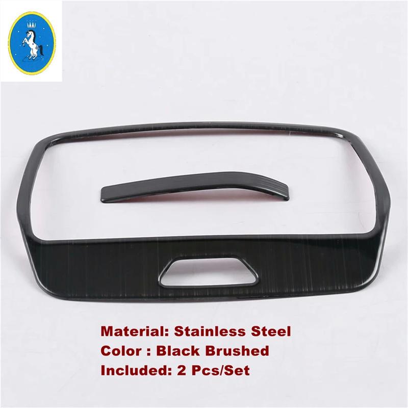 Black Brushed Car Glove Storage Box / Head Control / Pillar A Rear Air AC Cover Trim Accessories For Ford Focus MK4 - 2025