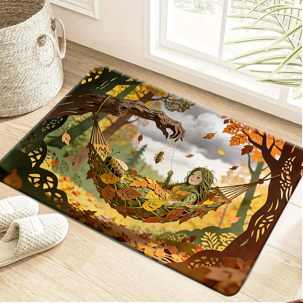 Pokemon Dialga vs Palkia Galaxy Battle Print Non-Slip Doormat, Absorbent Floor Mat for Home Decor