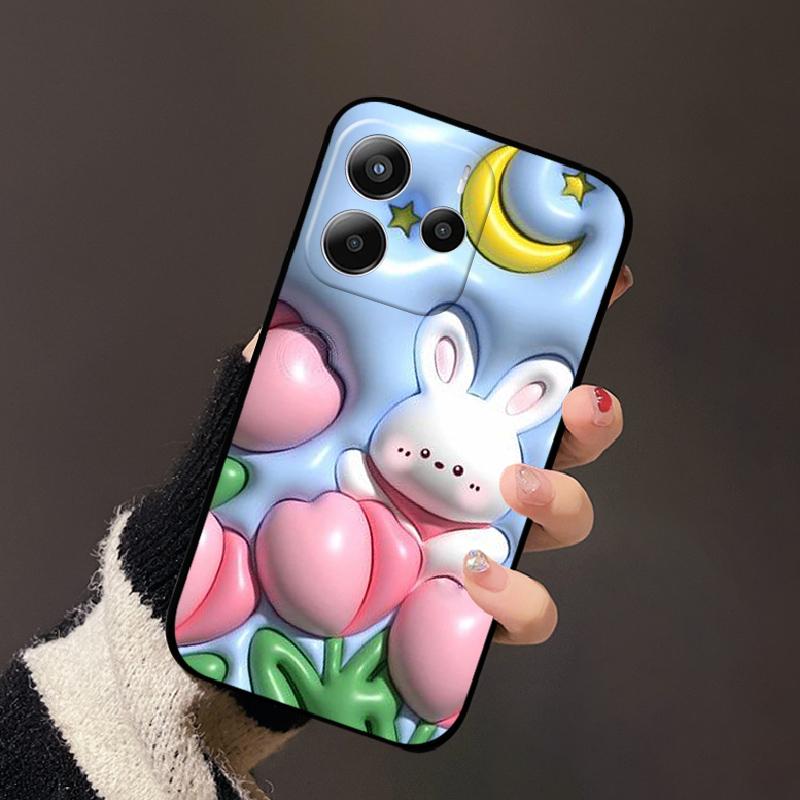 Чехол Для Redmi Note 14 4G 5G Чехол Для Телефона Ударопрочный Силиконовый Мягкий TPU Бампер Fundas Для Xiaomi Redmi Note 14 Цветной Расписной Coque