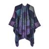 Women's Ethnic Style Thickened Shawl Cape: Autumn/Winter, Plus Size, Slit Design, Travel Scarf