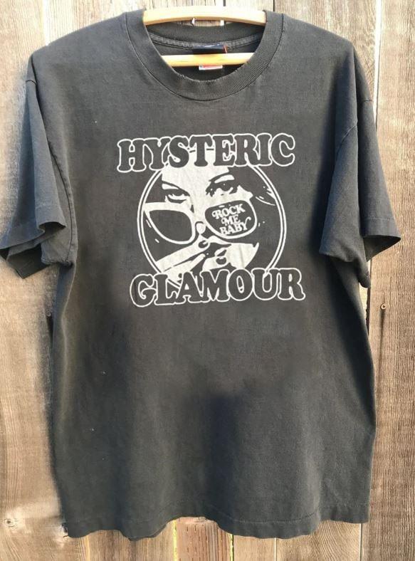 Hysteric Glamour graphic classic cotton tshirt QT8072 Unisex T-Shirt