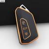 Чехол для ключа автомобиля для VW Volkswagen Golf 8 MK8 ID.3 ID.4 Cupra Skoda Octavia A8 SEAT Leon MK4 2020 2021 Formentor Tarraco