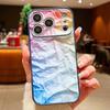 Чехол с цветочным полосатым узором для iPhone 17 Pro Max iPhone 16 15 14 13 Pro Max Магнитный для Magsafe Гибридный ТПУ+ПК Матовый чехол