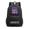 KPOP Katseye Printed Backpack Outdoor Casual Bookbag K-Pop Girl Group Merch Lightweight Large Capacity Travel Daypack