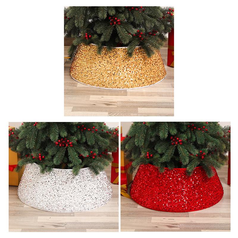 Круглое рождественское украшение для поделки Рождественская елка Окружающее основание Украшение