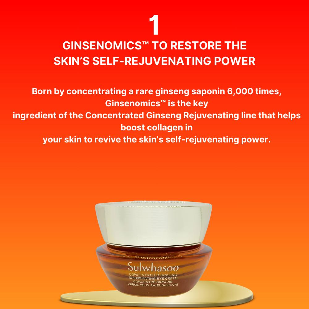 Sulwhasoo Концентрированный омолаживающий крем для кожи вокруг глаз с женьшенем 15 мл