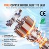 SucceBuy 12V Мембранный насос 1,8/3/3,5/5 галлонов в минуту 3/4/5-камерный 40-100 PSI Регулируемый Порт 1/2'' MNPT для RV Яхты Фургона-ресторана Кемпера