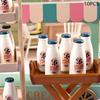 5/10Pcs Miniature Food Model Toy Milk Bottle Drinks Dollhouse Accessories Kids Toy Dollhouse Kitchen Ornaments Photography Props