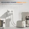 Tessan Многофункциональная настенная розетка с 2 портами USB C и 1 портом USB A, USB-адаптер 6 в 1 с защитой от перегрузки для смартфона, планшета