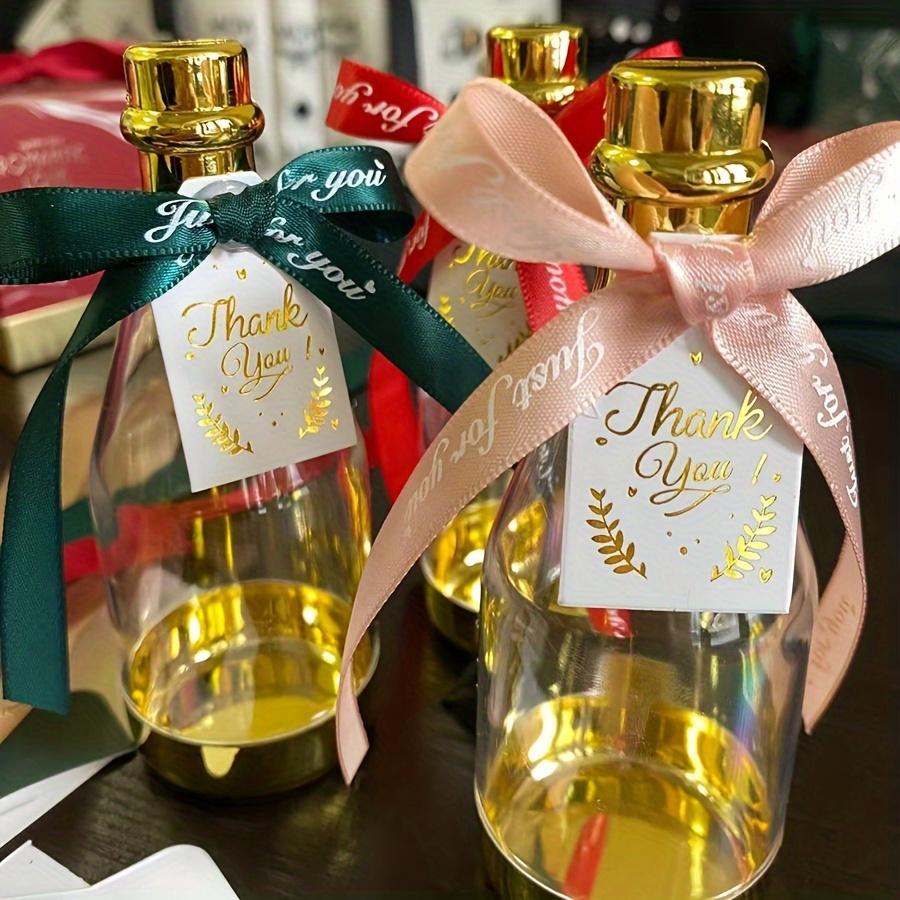 12-Pack Champagne Bottle Candy Boxes - Plastic Gift Containers for Weddings,Birthdays,Parties - for Party Favors,Valentine;S Day