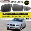 LINNUNU Для BMW 3 серии E90 318i 320i 2006-2011 магнитная автомобильная шторка-сетка на окно Блокировка солнечного света Аксессуары для интерьера