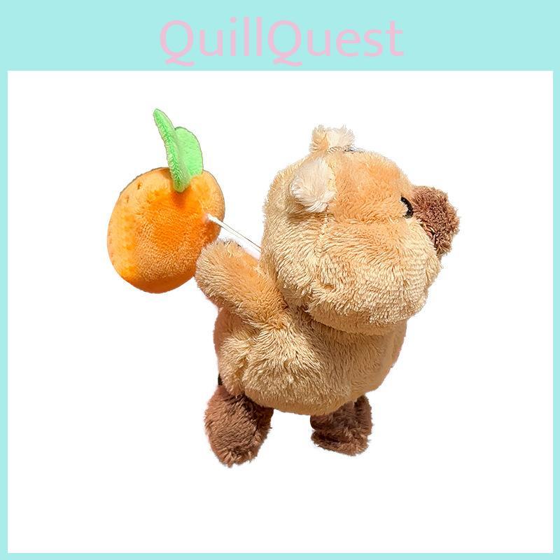 Ural Ground Squirrel Plush Keychain With Pullback Carrot Cartoon Animal Toy For Kids And Collectors