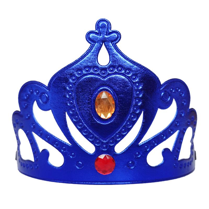 Тиара замороженной принцессы, головной убор для украшения детского торта на день рождения