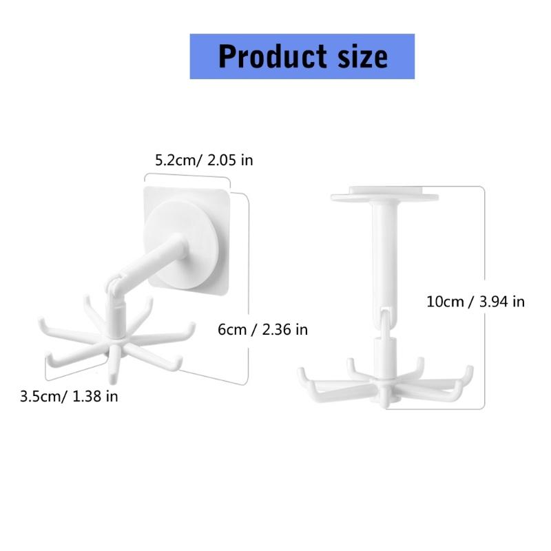 2Pieces Sturdy ABS Materials Lovely Cats Adhesive Hook Waterproof Wall Mounted for Key Hat and Towels in Any Space