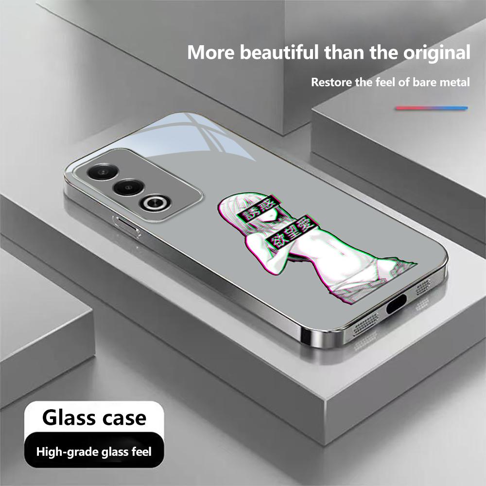 Чехол для телефона N172 Hentai Harajuku Anime Girl для iPhone 16 15 Pro Max Samsung S24 S23 A54 A35 Xiaomi Redmi Note 13 Pro с покрытием из закаленного стекла