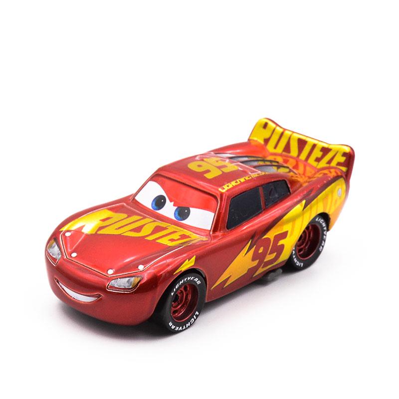 Pixar Тачки 3 Новый Молния Маквин Джексон Шторм Смоки Литая Металлическая Модель Машинки Подарок на День Рождения Игрушка Для Детей