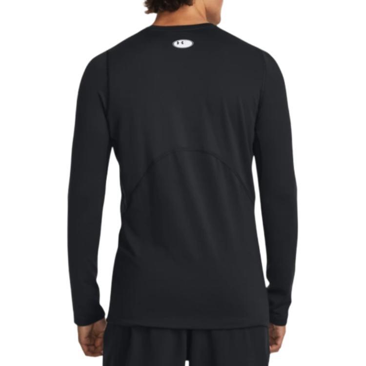 Under Armour Мужская футболка с длинным рукавом ColdGear® Fitted Crew Черный 1366068-002