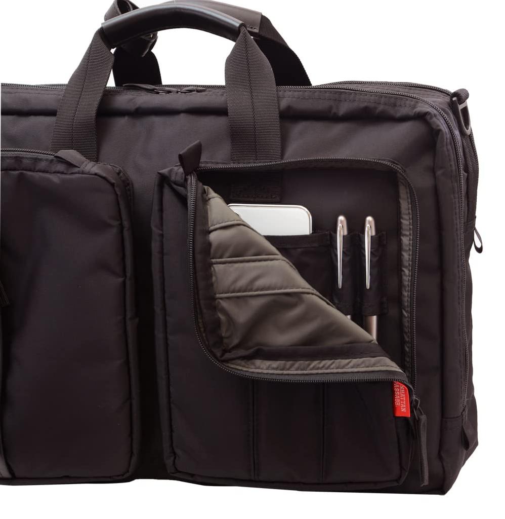 2475BK 3WAY Briefcase [Manhattan Passage] “Zero Gravity” (Black) Men's