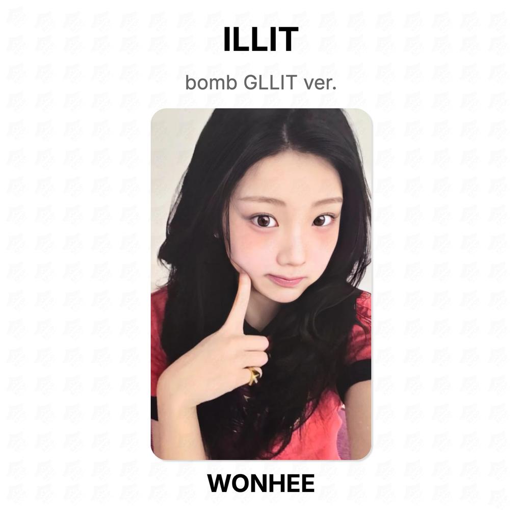 ILLIT Бомба GLLIT версия. Официальная фотокарта