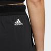Adidas Повседневные однотонные спортивные шорты с завязками на талии, женские плавки, черные HE9962
