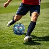 1pc Glass Dolphins Theme Soccer Ball Football, Size 5, Lightweight PVC, Outdoor Training Soccer Ball,Sports Gift t61432