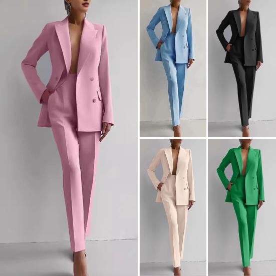 Женский костюм-двойка Деловой пиджак Элегантный комплект с юбкой-карандаш Профессиональные офисные наряды