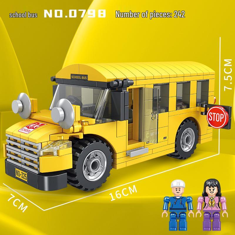 Образовательная модель гоночного автомобиля, совместимая с LEGO, игрушка из мини-строительных блоков