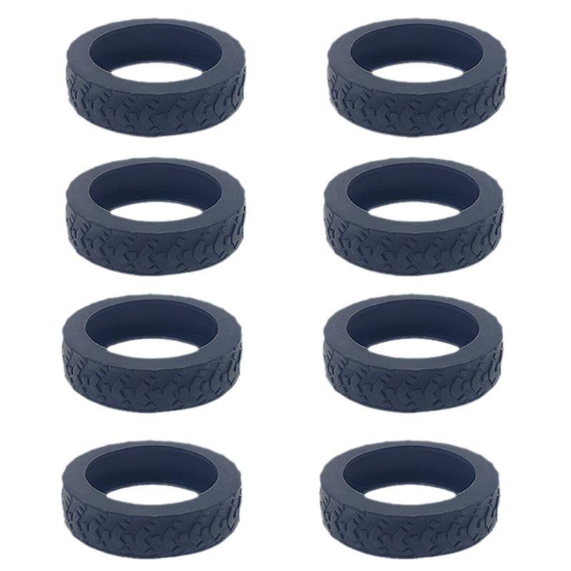 Универсальный бесшумный резиновый чехол на колеса для чемодана на колесиках