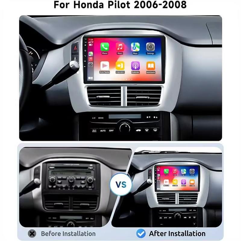 Android Carplay Car Radio для Honda Pilot 1 2005 2007 2008 Навигация GPS Мультимедийный Плеер WiFi Стерео Авто Видео BT 2 DIN