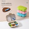 Portable 8-Grid Sealed Medicine Box - Dust & Moisture Proof, 7-Day Organizer
