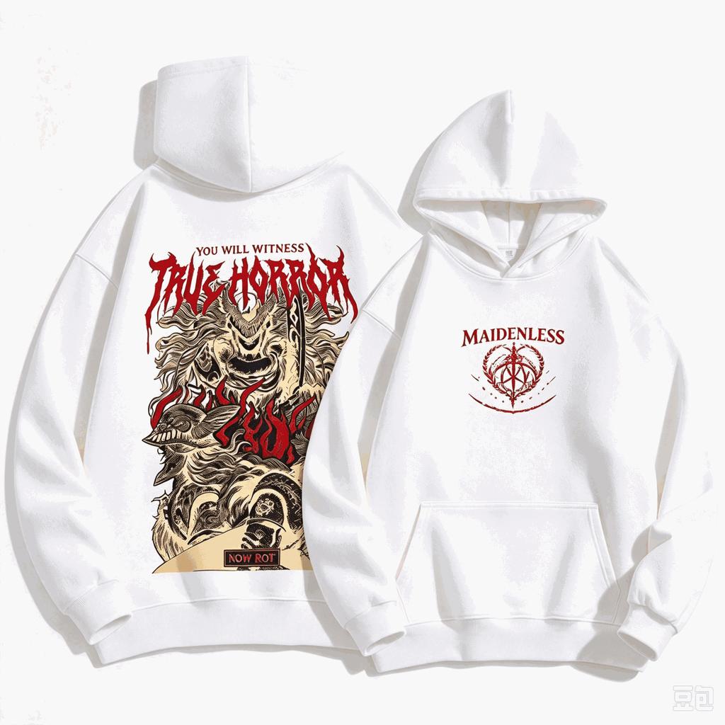 Elden Ring Graphic Hoodies Autumn Winter Men Manga Vintage Oversized Unisex Streetwear Trendy Sports Graphic Y2k Short Sleeves Classic
