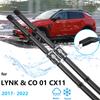 Для Lynk & Co 01 CX11 2017 2018 2022 ветровое стекло передний задний дворник бескостный бескаркасный резиновый автомобиль