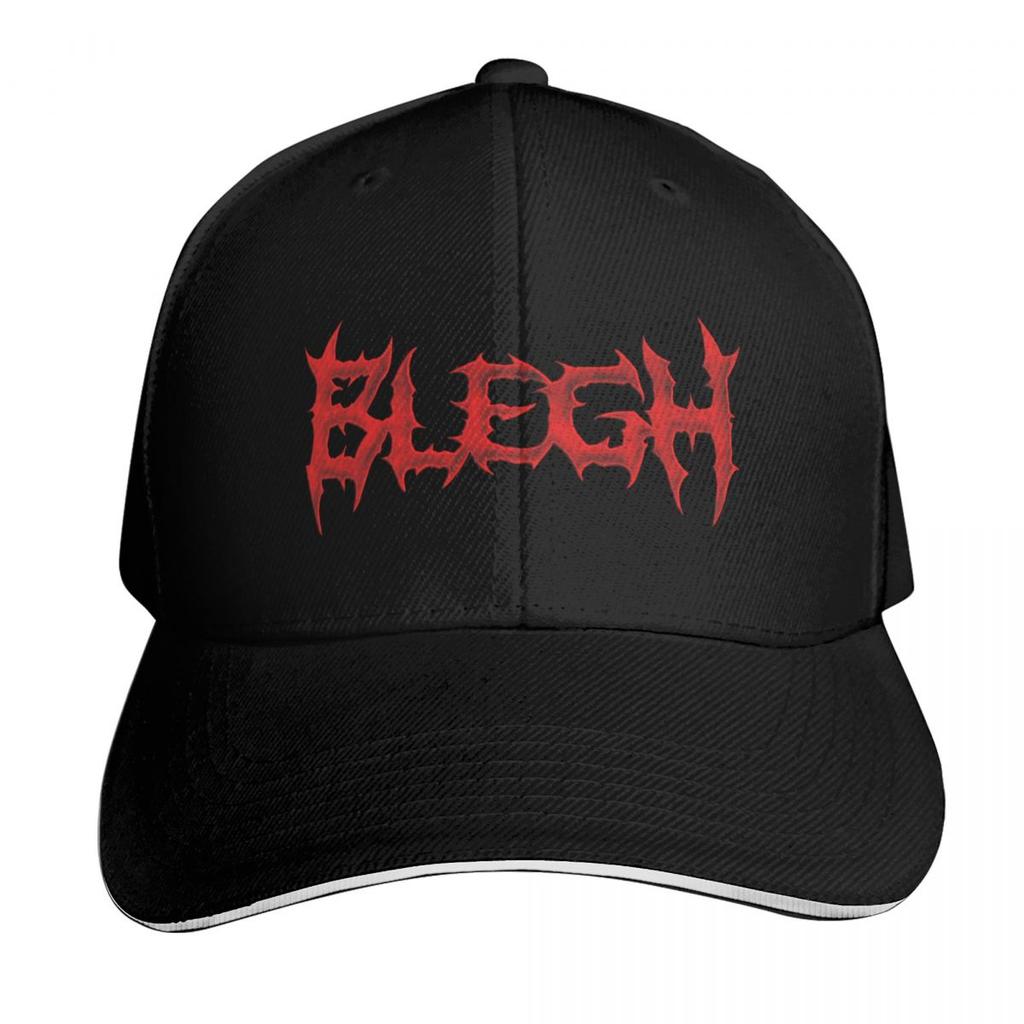Blegh metalcore metal design red Baseball Cap winter hats for Unisex Funny hats Icon Fashion Beach Women Hats Unisexs