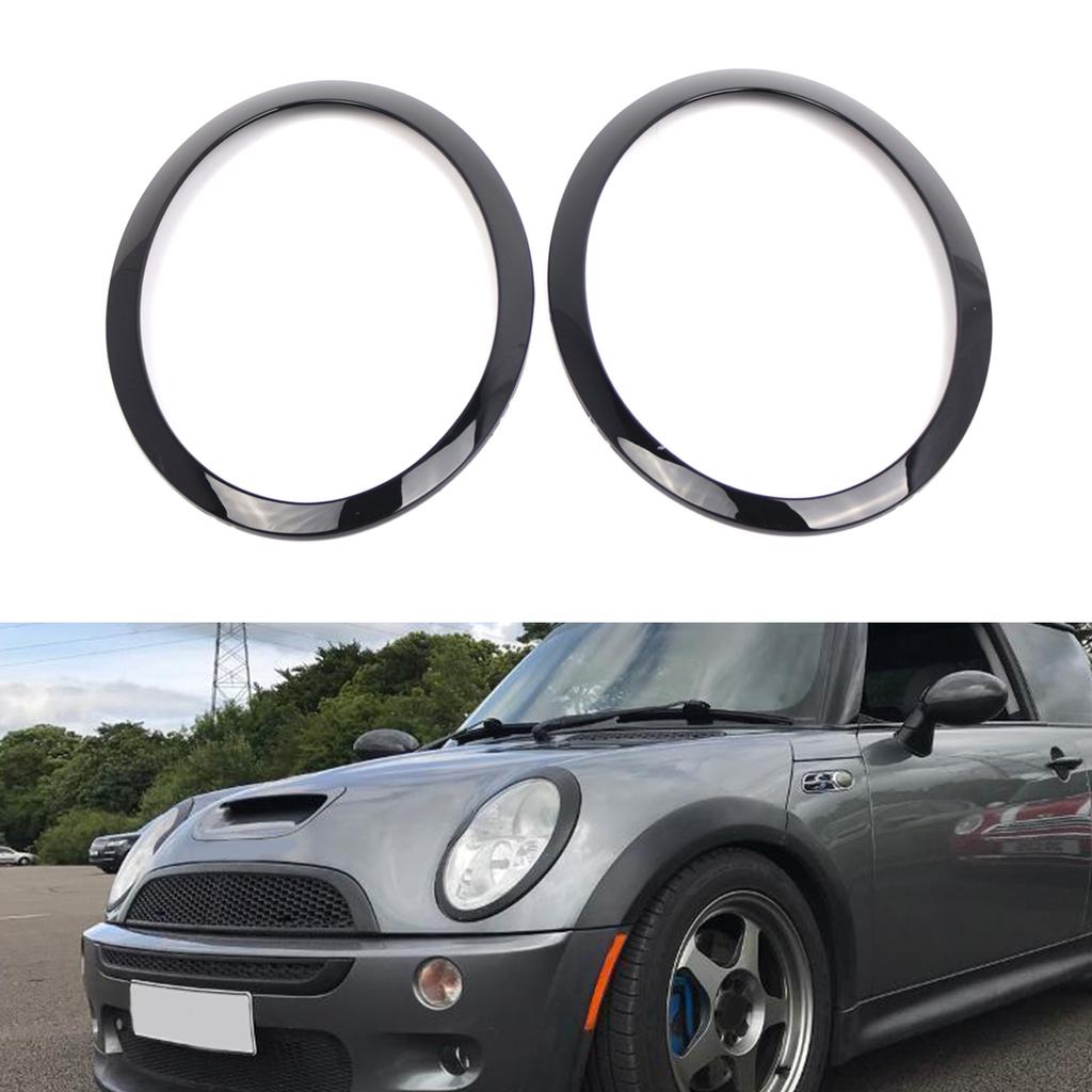 Промышленного класса левая правая накладки на фары замена автомобильные аксессуары простая установка для Mini Cooper R50 R52