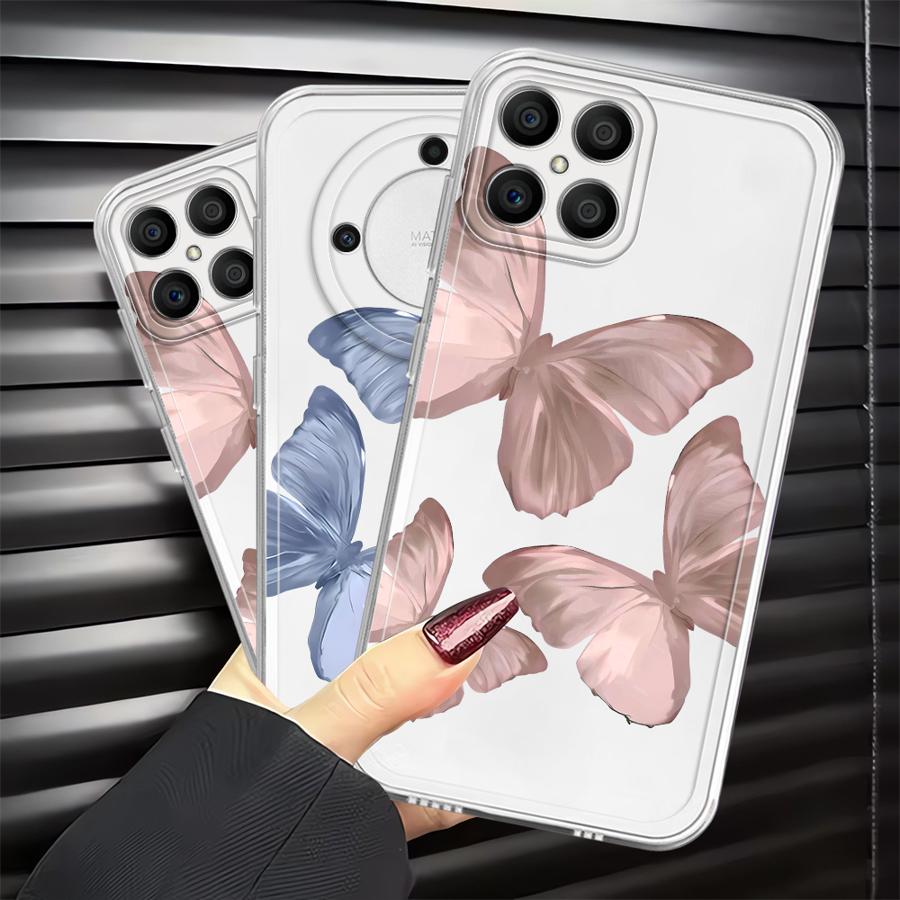Case for Honor X9b X8a X8b 90 Lite X9a X8 X7b Soft Phone Cover Printed Butterfly
