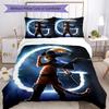 3pcs Puss In Boots Bedding Set Duvet Cover Closure Includes 1 Duvet Cover & 2 Pillowcases, Soft and Comfortable for All Seasons.