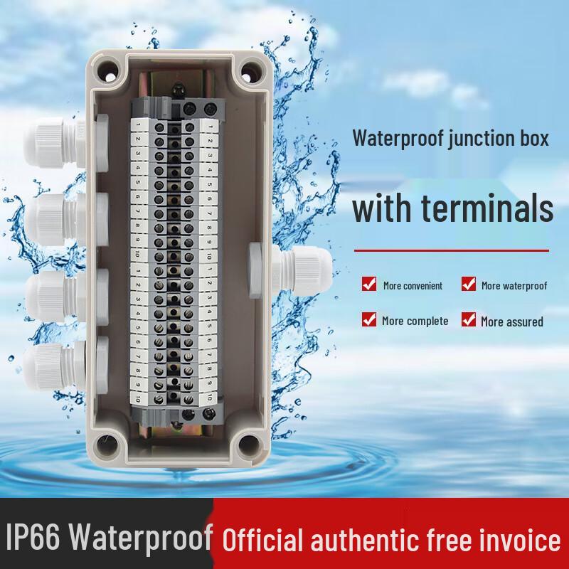 Outdoor Waterproof Junction Box with Terminals