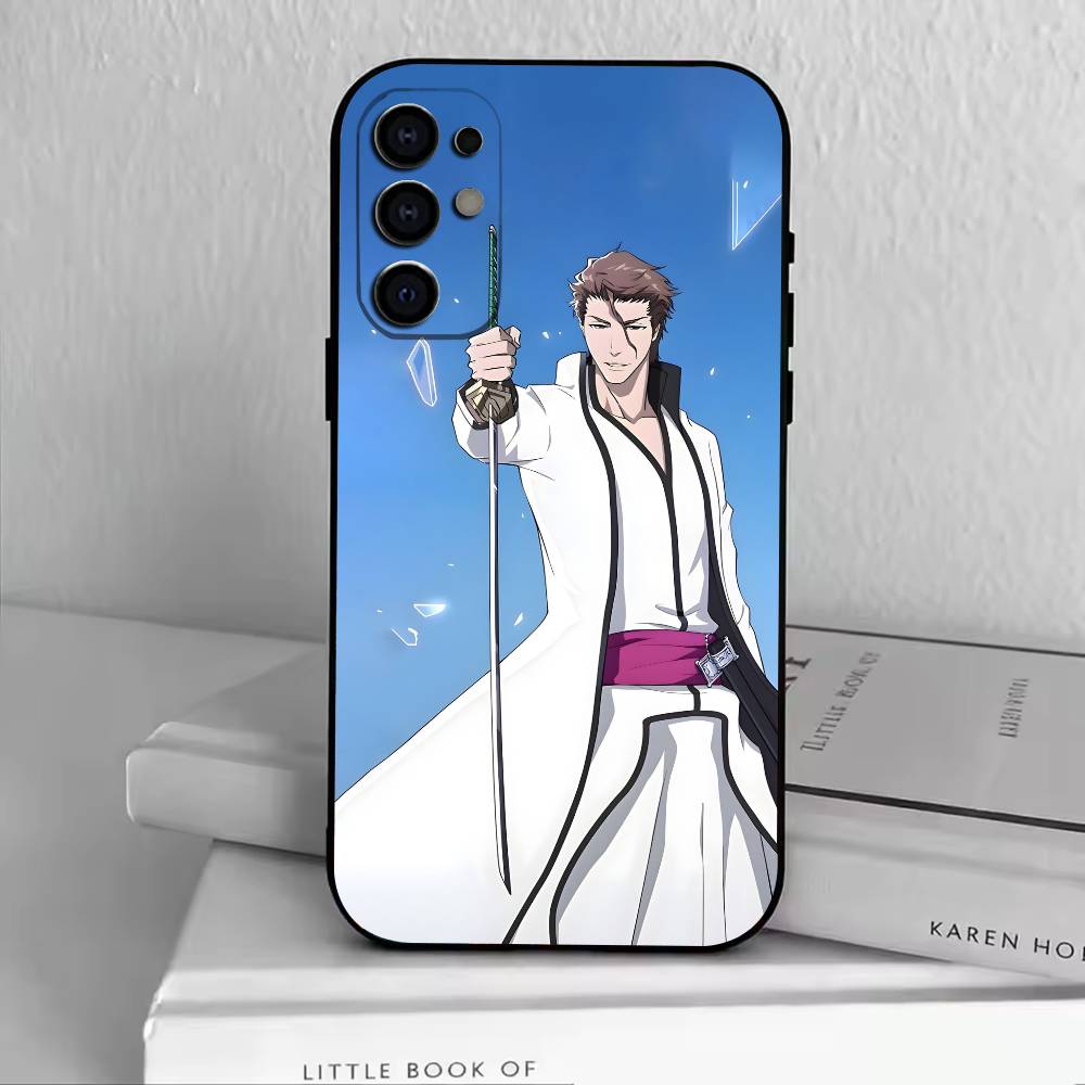 B-Сусукэ Айзен Блич Чехол для телефона для Samsung S25,S24,S21,S22,S23,S30,Ultra,S20,Plus,Fe,Lite,Note,10,Черная крышка