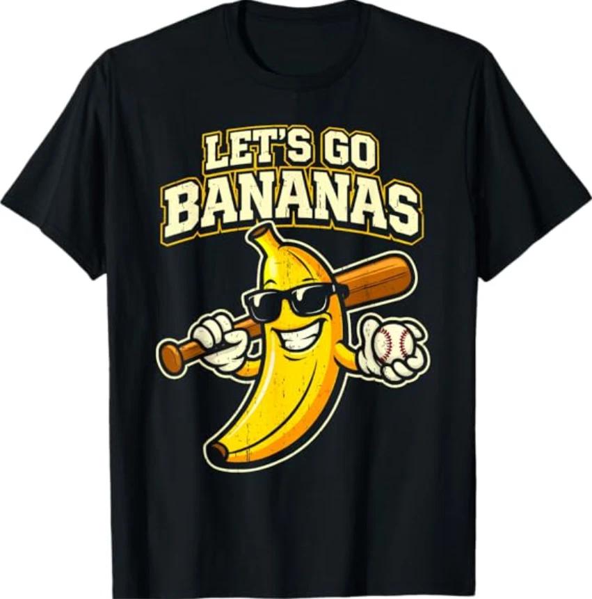 Lets Go Banana Retro T- Shirt