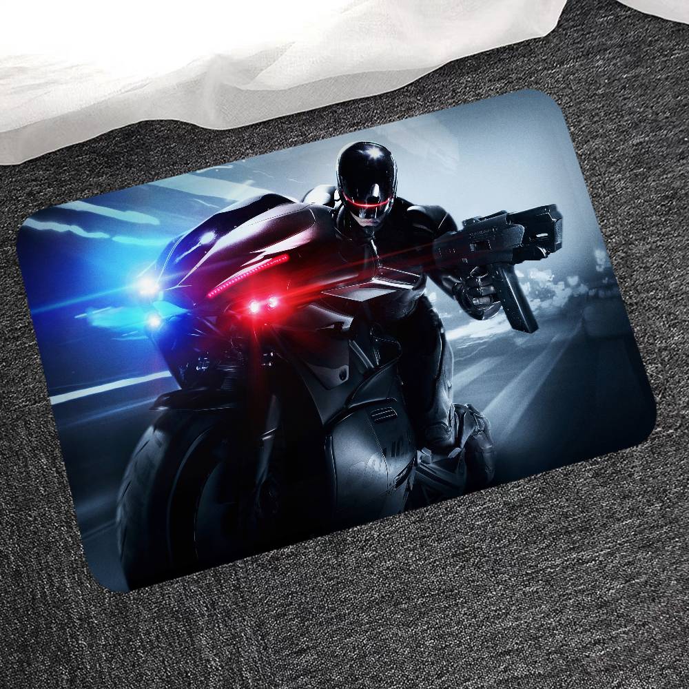 Боевик Р-Робокоп Коврик для ванной Детская комната Спальня Декорация Балкон Противоскользящий Придверный коврик Гостиная Приветственный коврик