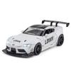 1/24 Toyota SUPRA Track Alloy Sports Car Model Diecasts & Toy Vehicles Металлическая модель автомобиля High Simulation Sound and Light Детские подарки