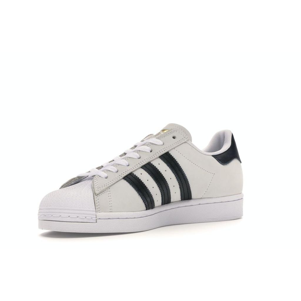 Adidas Superstar White Black Мужские кроссовки Cloud-White Core-Black Gold-Metallic FV0322