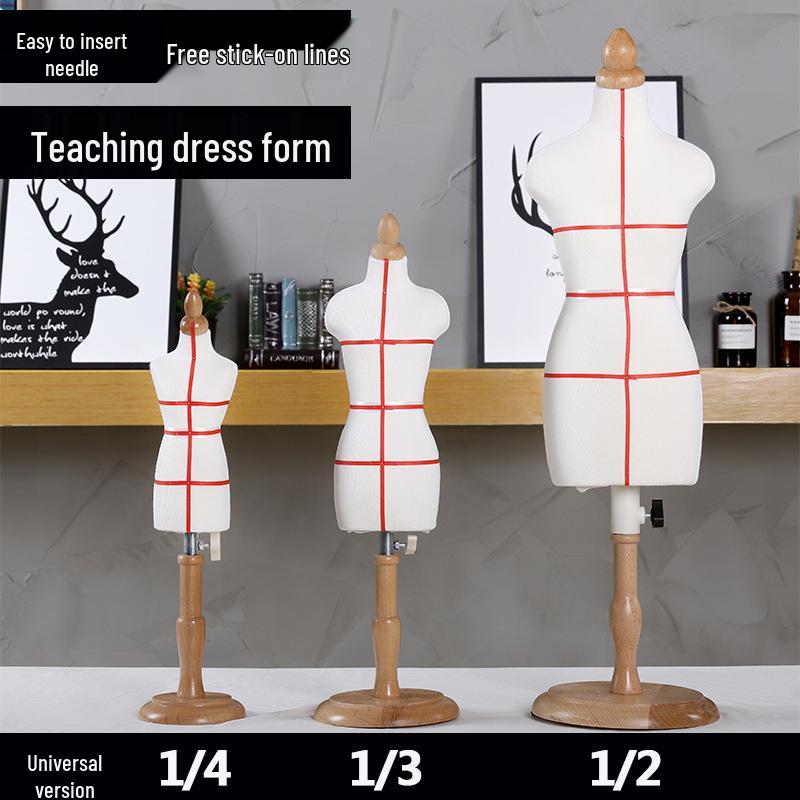 Мини-манекен для драпировки женской одежды для студентов-портных
