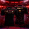 Мужская 3D-печатная тренировочная футболка UFC Летняя с коротким рукавом Повседневный комфорт Спортивный топ Бокс ММА Тренажерный зал Уличный