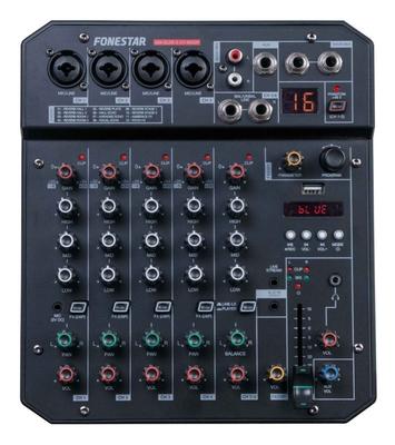 MIX-6LIVE - 6-канальный стереомикшер с функцией прямой трансляции, Fonestar