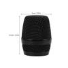 Microphone Replacement Grille Metal Mic Cover Universal Windscreen Mesh Head Caps For Noise Reduction Compatible With