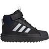 adidas Оригинальные Superstar Winter Trek Удобные Мягкие Уличные Ботинки Детская Обувь Черный JQ0344